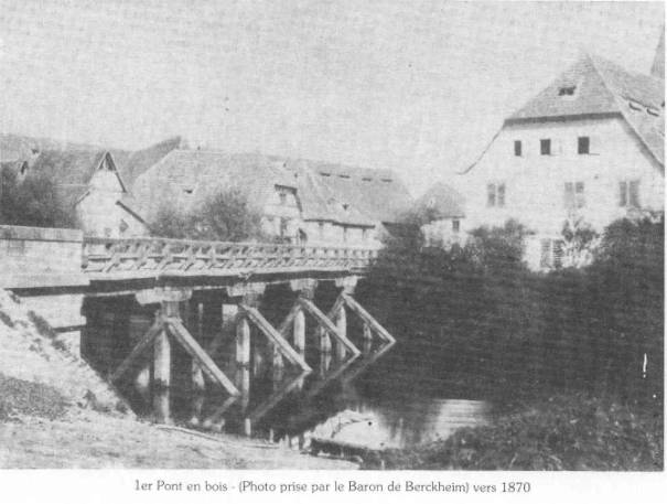 Pont de l'Ill en bois